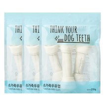 띵크유어도그티 딩고 우유껌 대형 3p, 소가죽우유, 3개