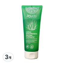 제주온 큐테라 풋귤 알로에베라 수딩젤, 200ml, 3개