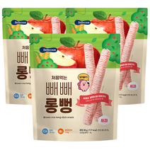 베베쿡 처음먹는 빼빼롱뻥 30g, 사과, 3개