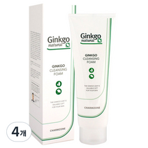 참존 징코 내츄럴 클렌징 폼, 4개, 180ml