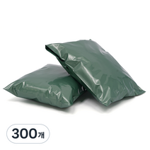 담다 LDPE 택배봉투 메탈그린, 300개