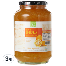 초록원_참꿀유자차 2KG, 3개