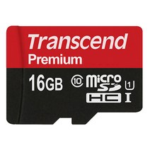 트랜센드 Premium UHS-I 마이크로 SD카드, 16GB