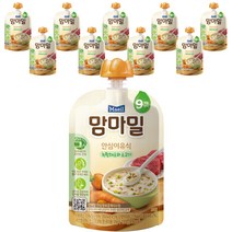 맘마밀 안심이유식 9개월부터, 녹황채소와 소고기, 10개입