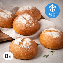 더베이커스테이블 호밀 하드롤 4개입 (냉동), 240g, 8팩