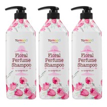 탐사 플로랄 퍼퓸 샴푸, 605ml, 3개