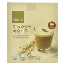 올가홀푸드 유기 발아현미 미숫가루, 25g, 20입