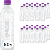 몽베스트 위드어스 무라벨 생수, 80개, 500ml