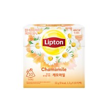 립톤 캐모마일 허브티, 1.2g, 10개