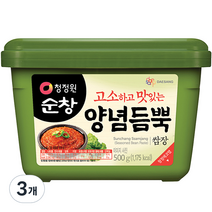 청정원 순창 양념듬뿍 쌈장, 500g, 3개