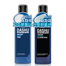 다슈 맨즈 아쿠아 딥 포텐 토너 153ml + 워터풀 올인원 로션 153ml, 토너 + 로션, 1세트