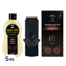 레인지닥터 인덕션클리너 + 스크래퍼 + 칼날, 5세트