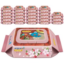 페넬로페 프르미에 로제 저자극 아기물티슈 휴대용 캡형, 24팩, 20매