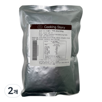 쿠킹스토리 카카오 70% 고함량 깔리바우트 다크초콜릿, 500g, 2개