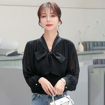 포플러앤씨 리첼 리본 블라우스