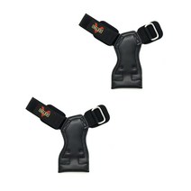 매버릭스 퀵그립 고급형 헬스스트랩 좌우세트, 전체블랙