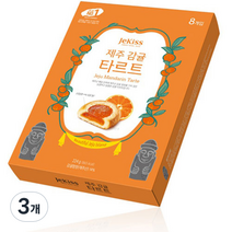 제키스 감귤 타르트 대, 224g, 3개
