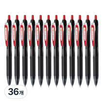 제브라 사라사드라이 젤잉크펜 0.5mm, 레드, 36개
