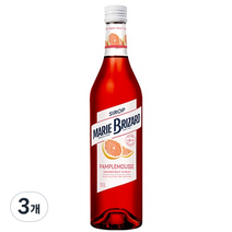 마리브리자드 자몽 시럽, 700ml, 3개