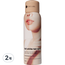 도도레이블 아이돌 화이트태닝 스프레이 150ml, 2개, 화이트