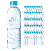 백산수 무라벨, 500ml, 40개