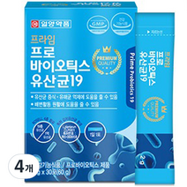 일양약품 프라임 프로바이오틱스 유산균19 30p, 4개, 60g