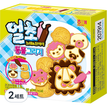 얼초 동물 그리기 세트 52g, 얼초 동물그리기, 2개