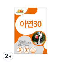 비타민뱅크 아연 30 54g, 2개