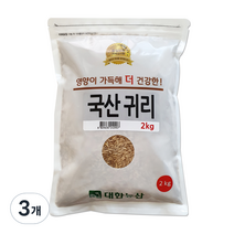 대한농산 귀리, 3개, 2kg
