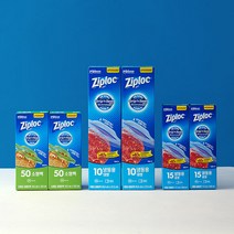 지퍼락 지퍼백 냉동 중형 30p + 대형 20p + 냉장 소형 100p 세트, 1세트