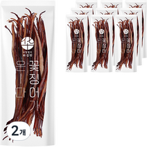 구운 조미 오징어 귀채 쫄쫄이 꽃징어가 온다, 100g, 2개