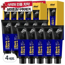 아케이 리빙 구취제거 블랙 차크치약, 110g, 40개입