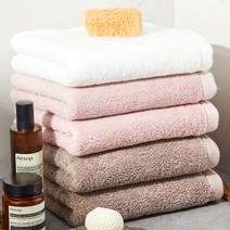 소프트터치 프리미엄 코튼 호텔타올 200g 40수 코마사, 웜톤, 5개