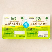 풀무원 고소한 유기농 투컵 두부, 580g, 1개