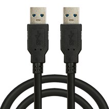 컴길 USB3.0 연장케이블 수-수 블랙, 1개, 5m