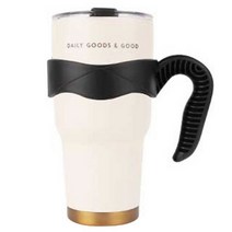 디지지 솔리드 핸들 스텐 진공 냉온 텀블러, 아이보리, 900ml