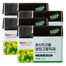 탐사 트리플 냉장고 탈취제 대용량, 300g, 4개