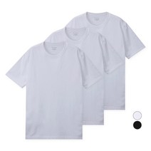 마인드브릿지 남성용 고밀도 순면 기본 반팔 티셔츠 MATS0101 3p