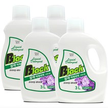 세제혁명 블랙 액체세제, 3L, 4개입