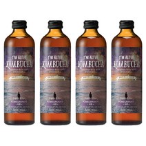 아임얼라이브콤부차 유기농 탄산음료 석류, 315ml, 4개