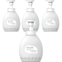 아이깨끗해 프리미엄 모이스처 핸드워시 퓨어로즈, 450ml, 4개