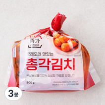 종가 총각김치, 900g, 3봉