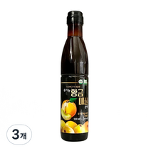 슬로푸드 유기농 황금매실원액, 500ml, 3개