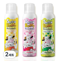 스노우버디 휘핑 클렌저 베이비파우더 200ml + 딸기 200ml + 수박 200ml 세트, 2세트