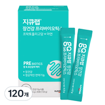 지큐랩 장건강 프리바이오틱스, 4g, 120개