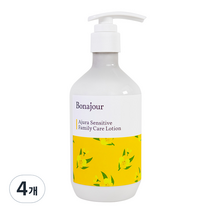 보나쥬르 아쥬라 센서티브 패밀리 케어 로션, 300ml, 4개