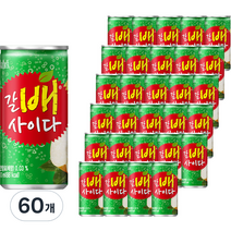 해태음료 갈배 사이다, 210ml, 60개