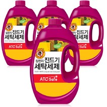 아토세이프 드럼겸용 집먼지진드기 세탁세제 본품, 2.5L, 4개