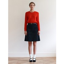 로라로라 SLIT MIDI SKIRT