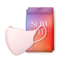 CLA 슬림핏 KF94 라이트패키지 보건용 컬러 새부리형 대형 마스크, 핑크, 2팩, 25매입